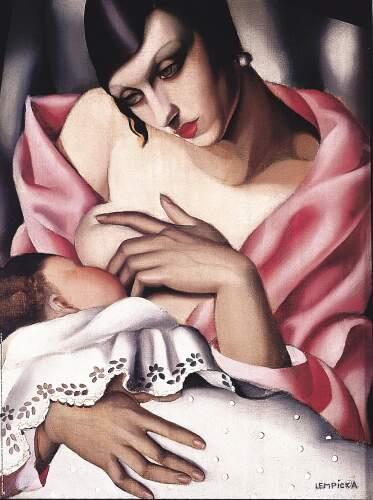 maternité 1928 contemporain Tamara de Lempicka Peintures à l'huile